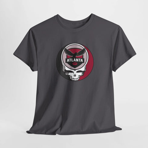 Grateful Dead - Atlanta Falcons Stealie Grateful Dead Steal Your Face T-Shirt - NFL - StealieShop